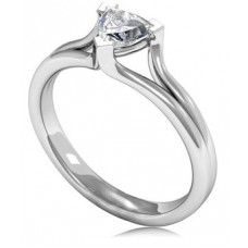 Three Claw Set Trillian Diamond Solitaire Ring