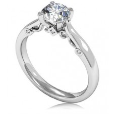 0.61ct Si3/i Round Diamond Solitaire Ring