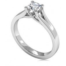 1.02ct Si2/f Round Diamond Solitaire Ring