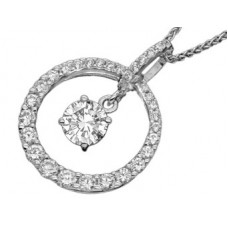 Round Diamond Designer Pendant