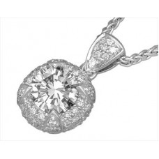 Round Diamond Designer Pendant