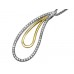Classy Pear Shaped Round Diamond Designer Pendant