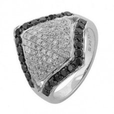 Black & White Diamond Designer Ring