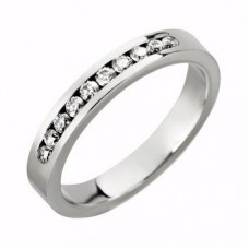 0.15ct Vs/ef Round Diamond Half Eternity Ring