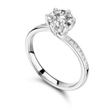 Shoulder Set Diamond Engagement Ring Shoulder Set Diamond Engagement Ring