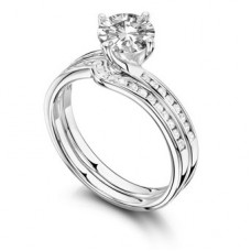 Shoulder Set Diamond Engagement Ring Shoulder Set Diamond Engagement Ring