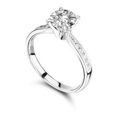 Shoulder Set Diamond Engagement Ring