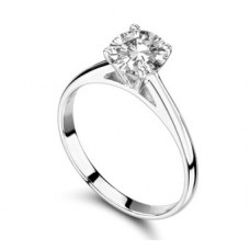 Certified 0.40ct Si1/g Round Diamond Ring