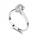 Certified 0.40ct Si1/g Round Diamond Ring