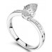 Marquise Diamond Shoulder Set Ring