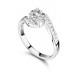 Oval Diamond Shoulder Set Ring