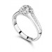 Shoulder Set Diamond Engagement Ring