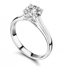Modern Round Diamond Engagement Ring Modern Round Diamond Engagement Ring