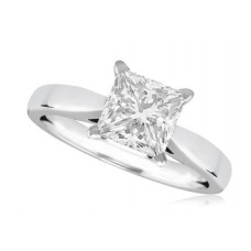 Modern Princess Diamond Engagement Ring