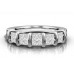 7 Stone Princess Diamond Half Eternity Ring 7 Stone Princess Diamond Half Eternity Ring