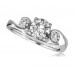 Designer Round Diamond Trilogy Ring Designer Round Diamond Trilogy Ring