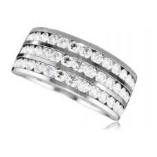0.72ct Fg/si Mens Round Diamond Ring