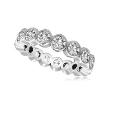 Round Full Diamond Eternity Ring