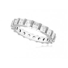 Unique Princess Diamond Eternity Ring