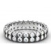 Round Diamond Double Row Full Eternity Ring
