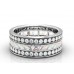 Round & Princess Diamond Full Eternity Ring
