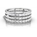 Triple Row Round Diamond Eternity Ring Triple Row Round Diamond Eternity Ring