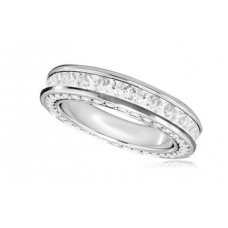 Princess & Round Diamond Full Eternity Ring