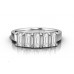 Certified 1.00ct Si2/g Emerald Diamond Ring