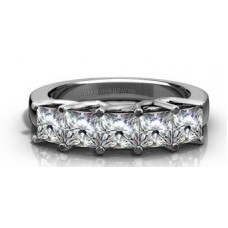 Certified 0.91ct Vs/gh Princess Diamond Ring