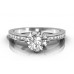 Shoulder Set Diamond Engagement Ring