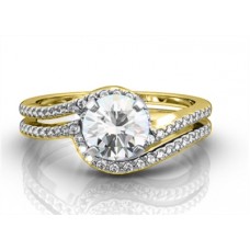 Certified 0.25ct Vs/fg Diamond Wedding Ring