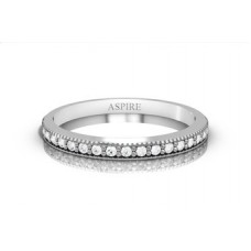 Classic Round Diamond Half Eternity Ring