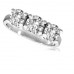 0.90ct I1/fg Round Diamond Trilogy Ring