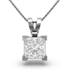 Princess Diamond Pendant
