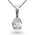 Pear Diamond Solitaire Pendant