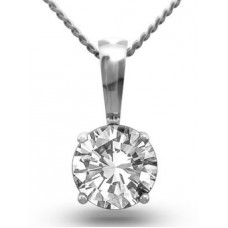 Round Diamond Pendant