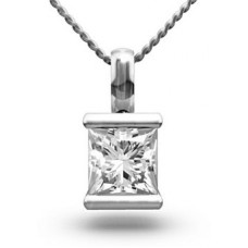 Princess Diamond Pendant