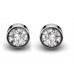 Round Diamond Stud Earrings