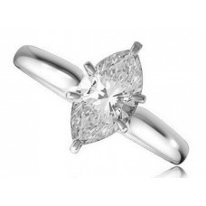 0.33ct Si1/f Round Diamond Solitaire Ring