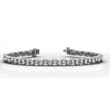 Unique Round Diamond Tennis Bracelet