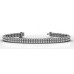 Round Diamond Double Row Tennis Bracelet