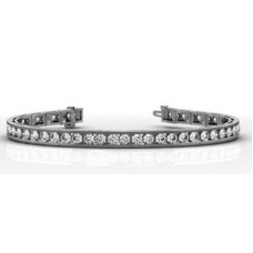 Classic Round Diamond Tennis Bracelet
