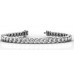 Unique Modern Round Diamond Tennis Bracelet