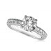 Shoulder Set Diamond Engagement Ring