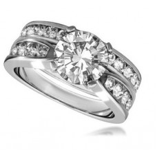 Shoulder Set Diamond Engagement Ring