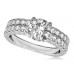 Shoulder Set Diamond Engagement Ring