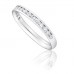 Half Set 2.5mm Round Diamond Wedding Ring