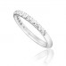 Half Set 2mm Round Diamond Wedding Ring Half Set 2mm Round Diamond Wedding Ring