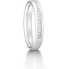 3mm Princess Diamond Wedding Ring