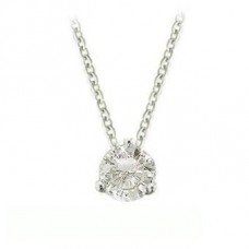 Certified 0.30ct Si2/g Round Diamond Pendant